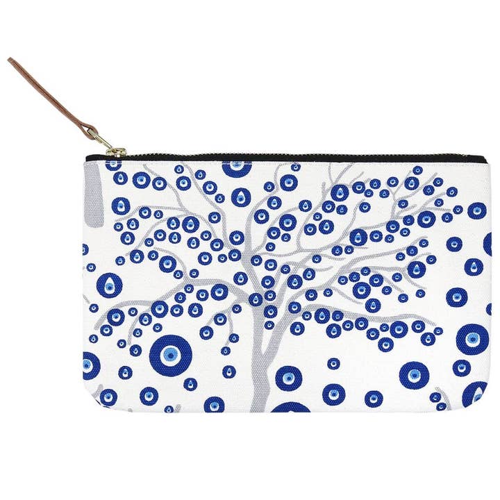Evil Eye Tree Pouch for wholesale by Safomasi