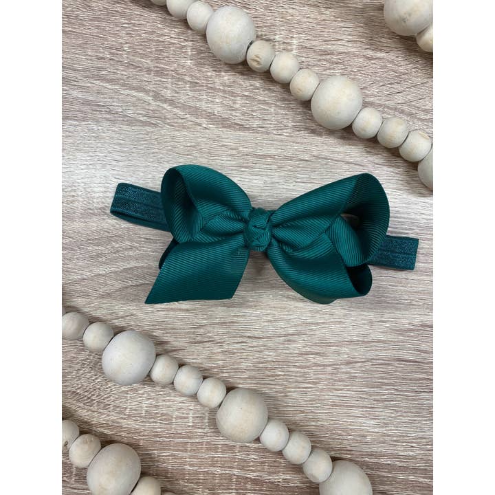 The Hair Bow Company - Wholesale Hair Bow - Kids - Essential Grosgrain Hair Bow - Headband - 4"