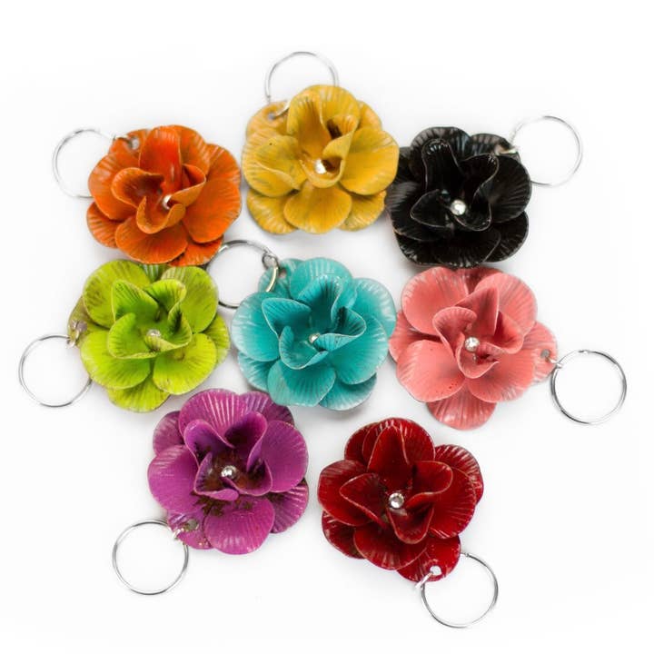 Whimsies - Wholesale Keychain - Women's - Flowers Keychain botanical gifts girlfriend garden stores