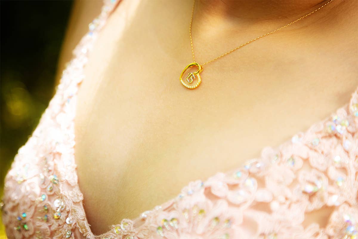 Cherished Moments - Wholesale Pendant/Charm Necklace - Quinceañera Heart Necklace Gift for Sweet 15 (TCN-Q15-Heart)4