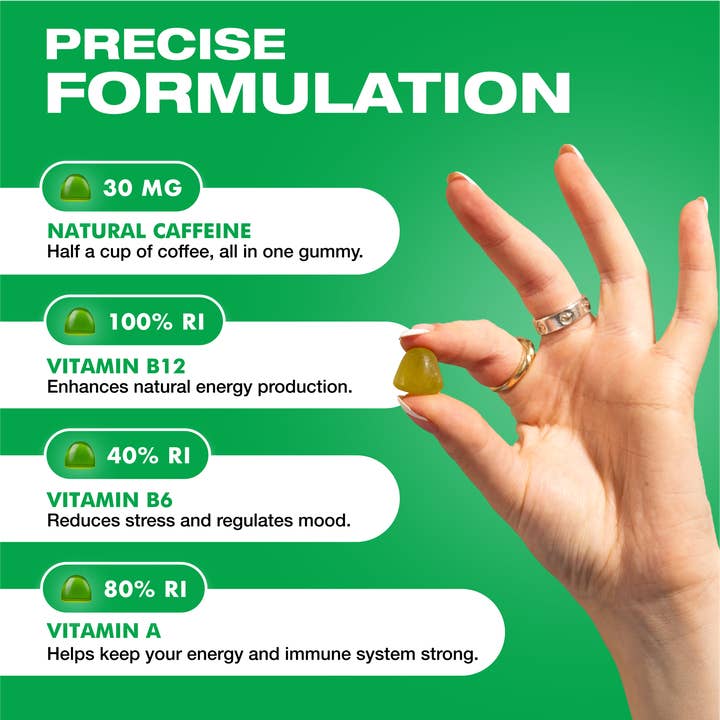 Energy Bytes - Wholesale Oral supplement/vitamin - Energy Bytes Caffeine Gummies | Apple Flash | 12-Pack2