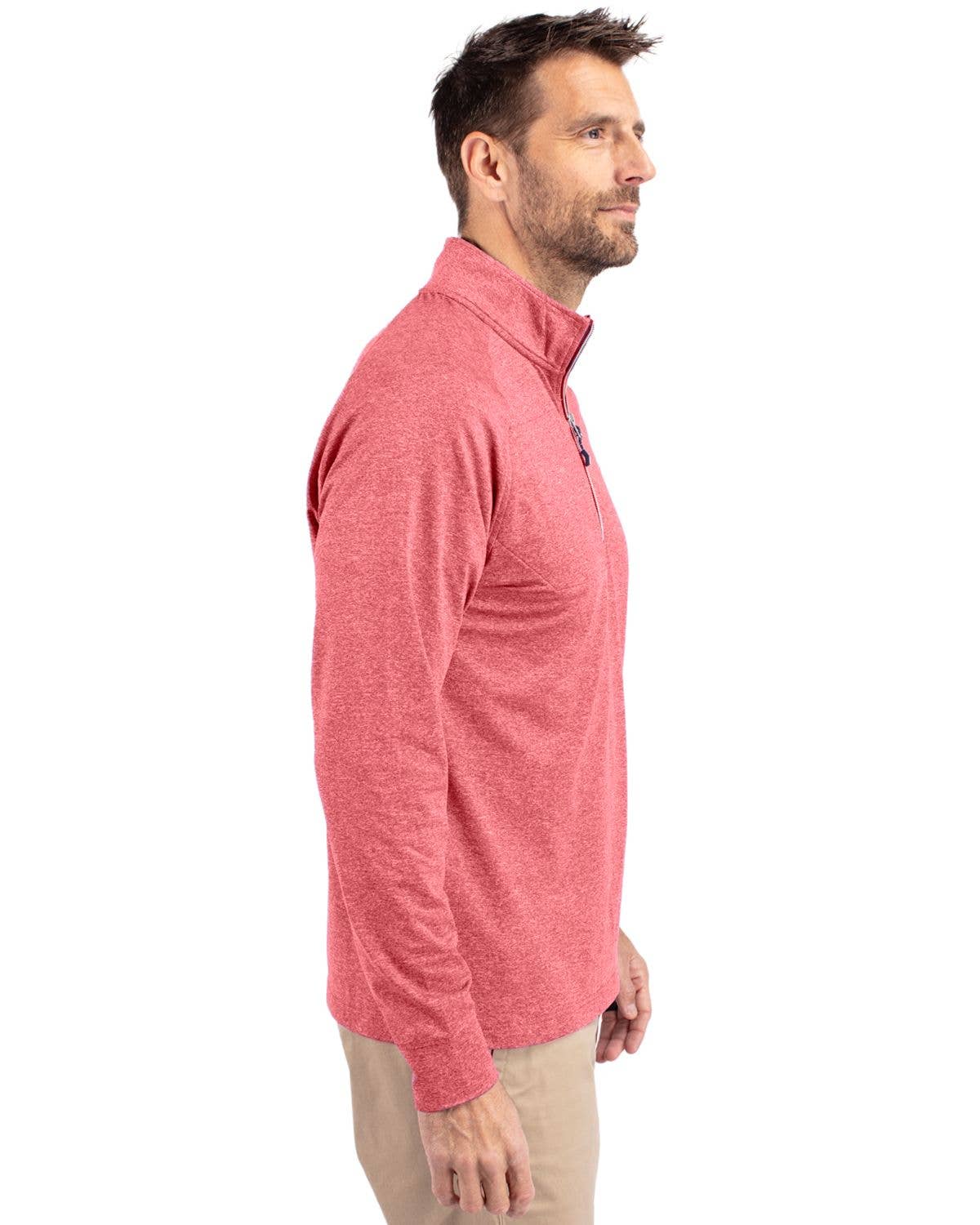 Cutter & Buck - Wholesale Sweatshirt - Men's - Cutter & Buck Adapt Eco Knit Heather Mens 1/4 Zip Pullover28