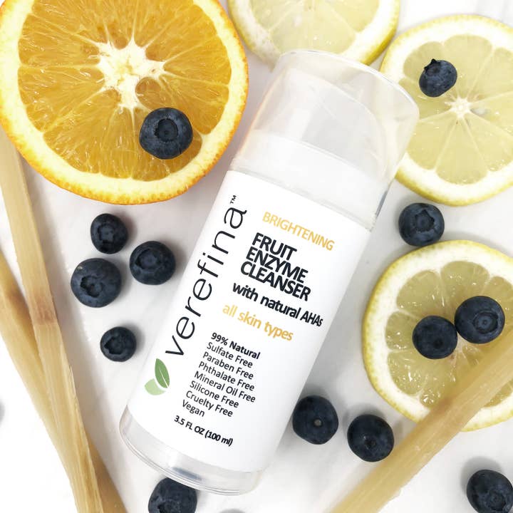 Fruit Enzyme Facial Cleanser with Natural Aha's from Fruit for wholesale by Verefina