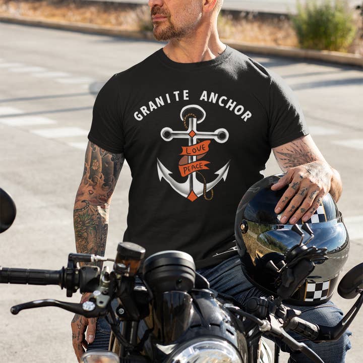 Love & Peace T-Shirt for wholesale by Granite Anchor