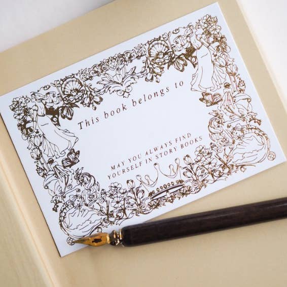 Mermaid & fairies book plates for wholesale by soch and co