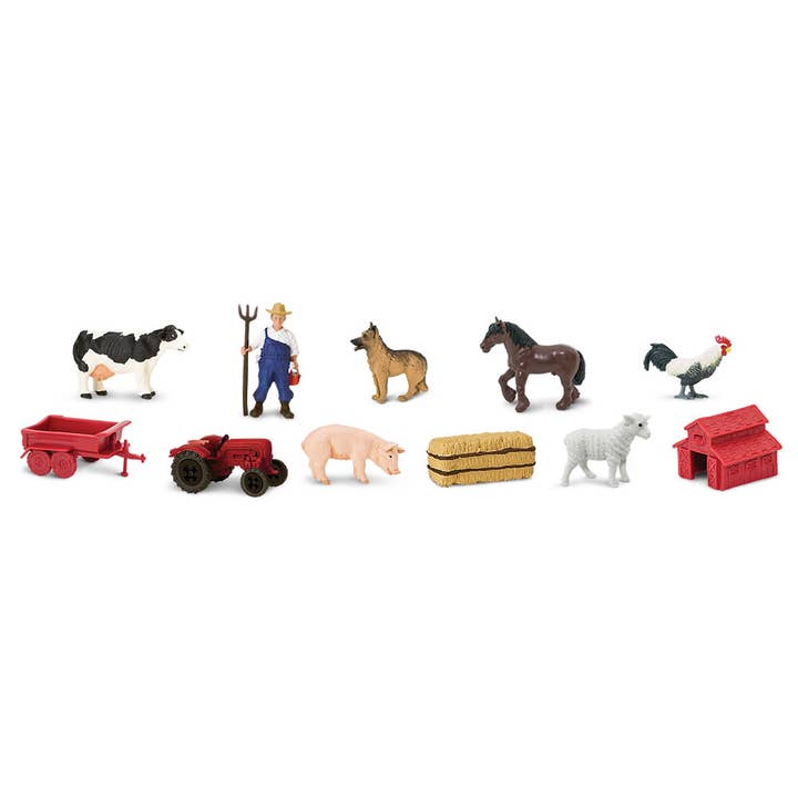 Safari Ltd. - Wholesale Toy Set - Kids - Down On The Farm TOOB® - 682604