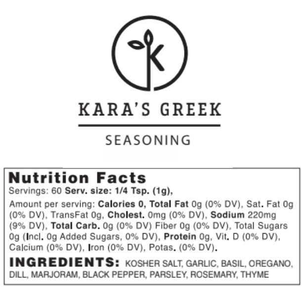 Kara's Greek - Wholesale Rub - Kara's Greek Seasoning8