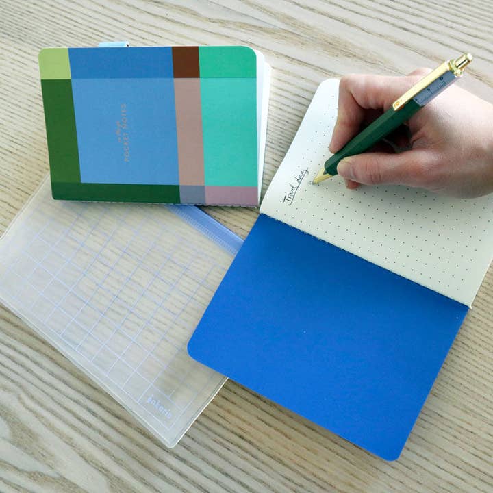 Kikkerland Design Inc - Wholesale Stationery/Notecard Set - On The Go Stationery Set