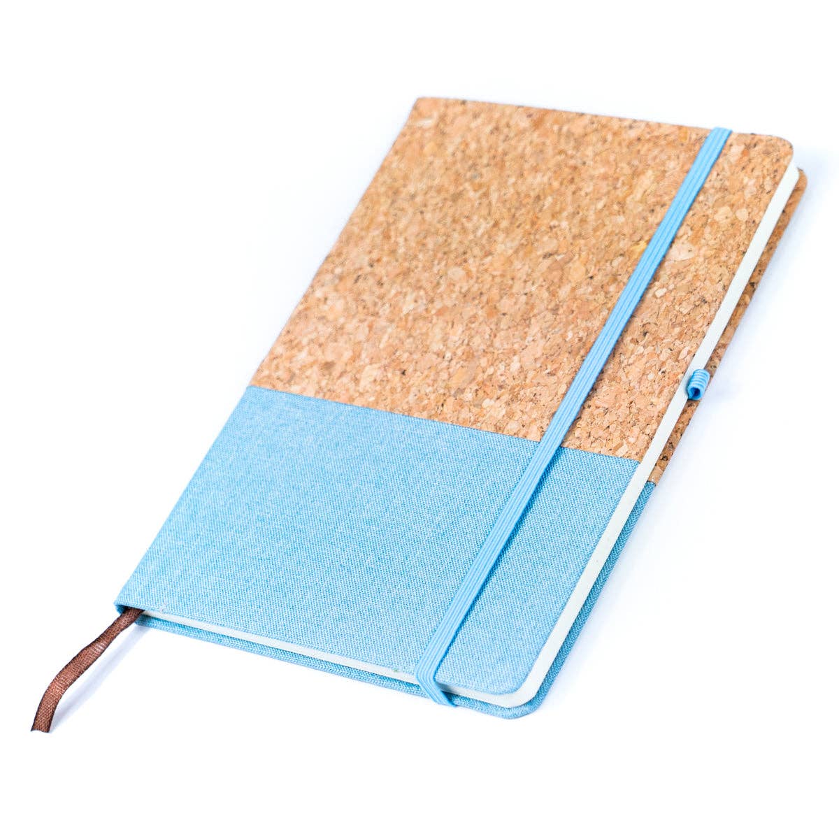 Meninas Bonitas Cork - Wholesale Notebook - Canvas and Cork Fusion Notebook in Black, Gray, Blue, and Gr1