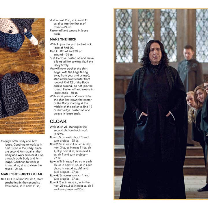 Insight Editions - #1 Pop Culture Publisher - Wholesale Crafts, Hobbies & DIY Book - Harry Potter: The Official Book of Crochet Amigurumi (SALE!)4