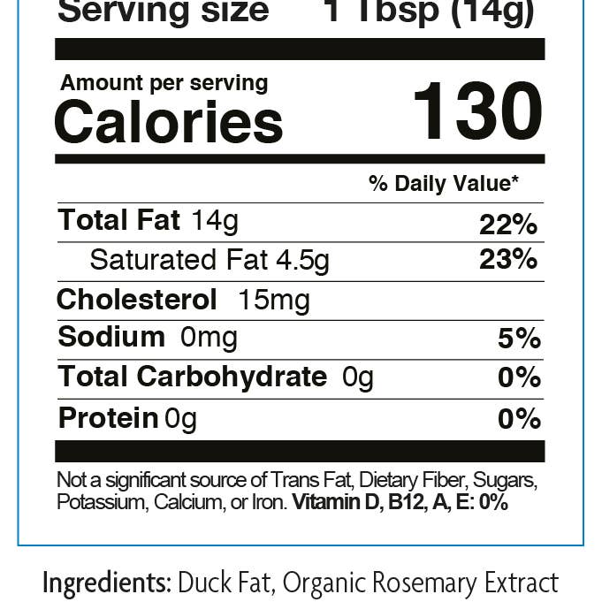 Fatworks - Wholesale Cooking Oil - Cage Free Duck Fat 14 OZ1
