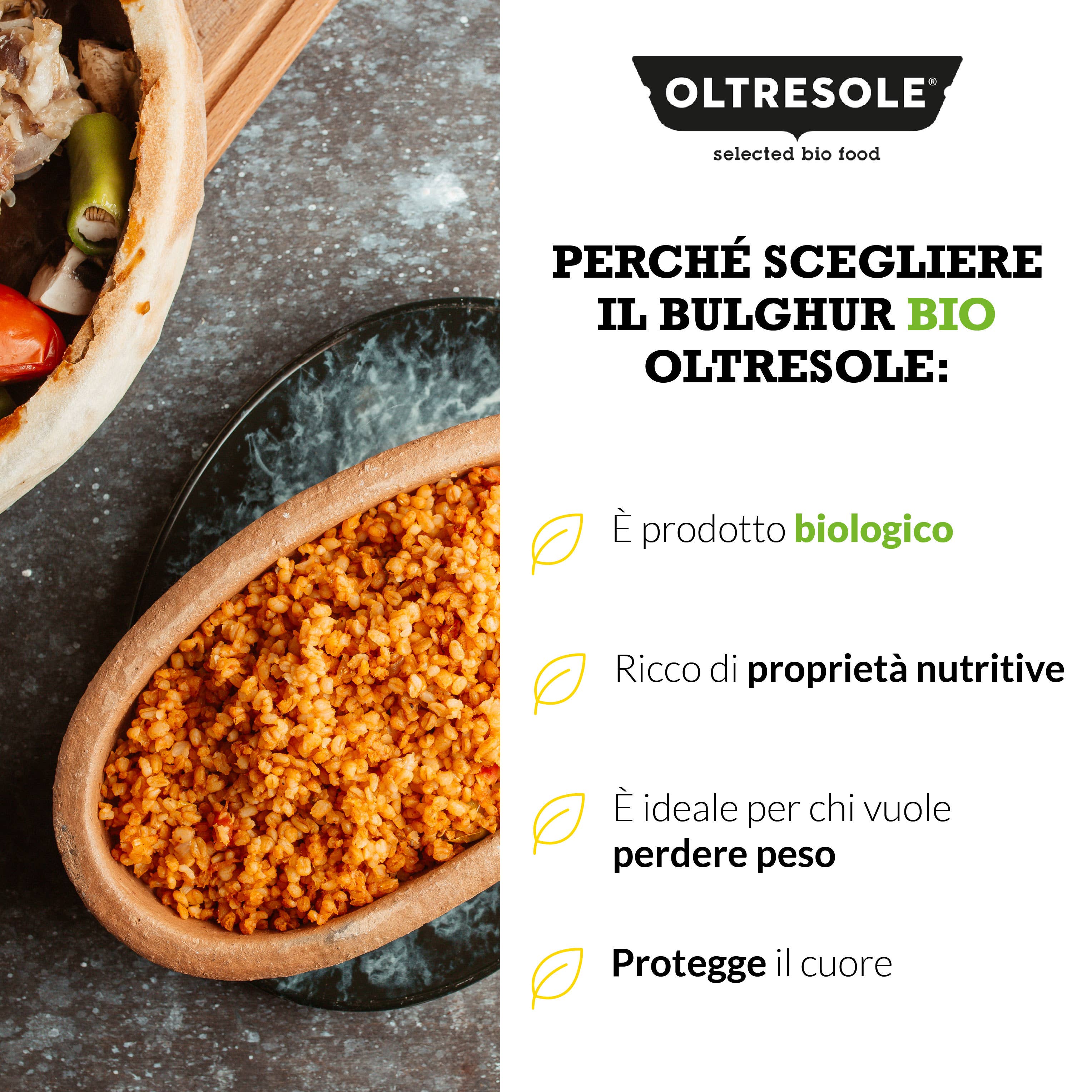Oltresole – wholesale Fullkornsprodukter – EKOLOGISK BULGUR 5 kg4