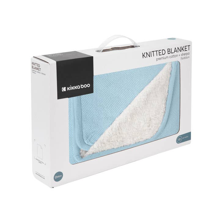 Kika Group Ltd. - Vente Couverture de lit – enfant et bébé - Couverture tricotée en coton Sherpa « Dream Big »5