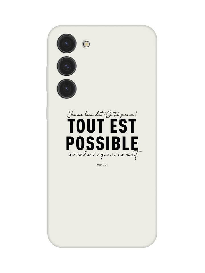 Custodia Cristiana Flessibile - Marco 9:23 - Samsung per la vendita all'ingrosso da parte di MokaMouse