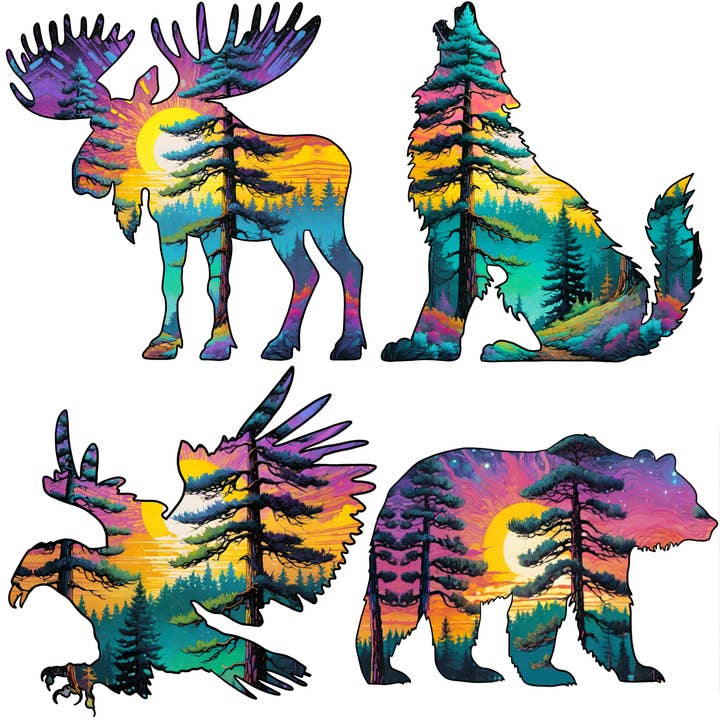 Art Factory LLC - Wholesale Puzzle - Kids - Wild Life wooden puzzle1