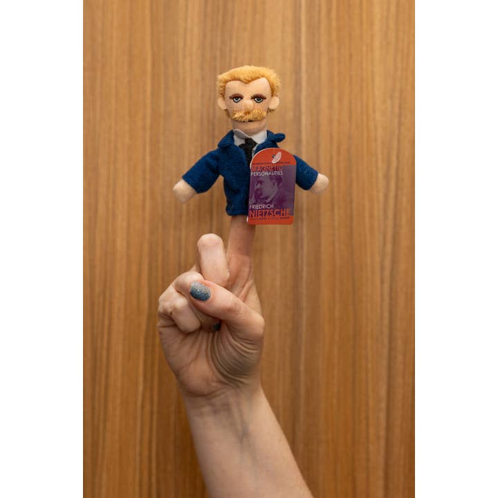 Unemployed Philosophers Guild - Vente Marionnette à doigt – enfant et bébé - Marionnette à doigts Friedrich Nietzsche1