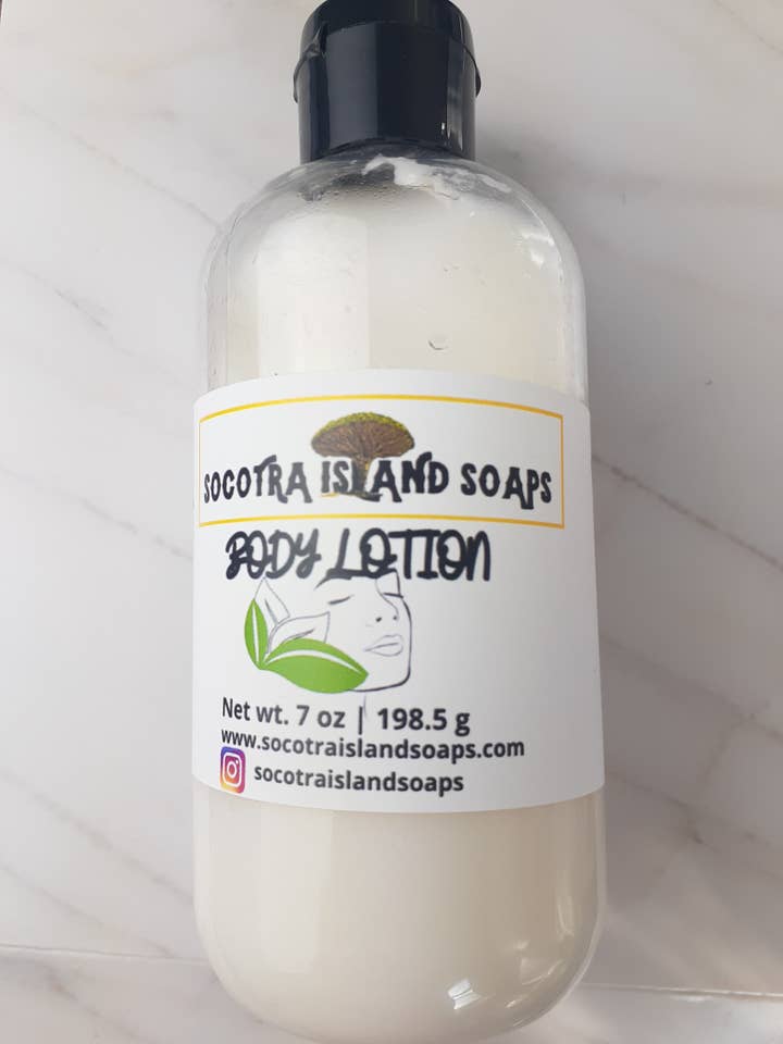 BODY LOTION for wholesale by Socotra Island Soaps