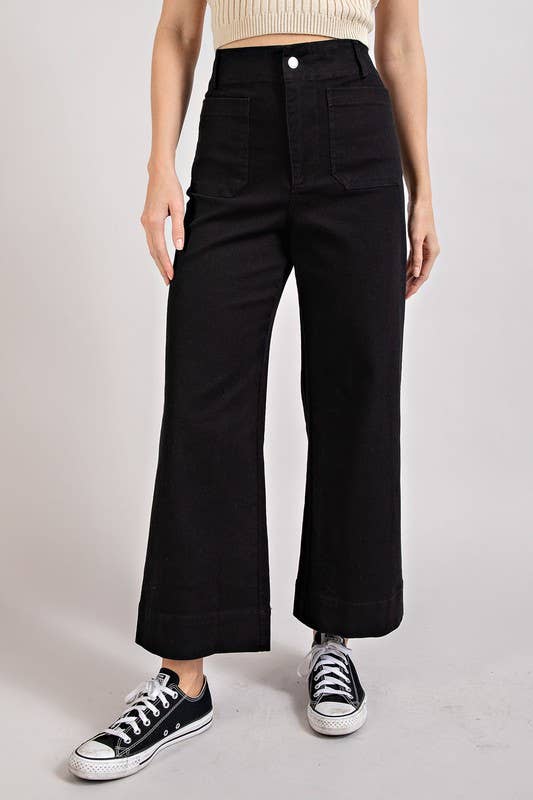 Peace Love Line – Großhandel Hose – Damen – SLH9504 PLUS - PLUS WEICH GEWASCHENE WEITE HOSE0