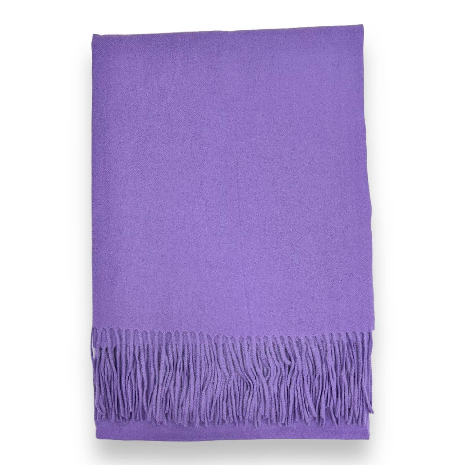 London Scarves - Wholesale Scarf - Women's - Classic Plain Cashmere Blend with Tassels  300 gr +6