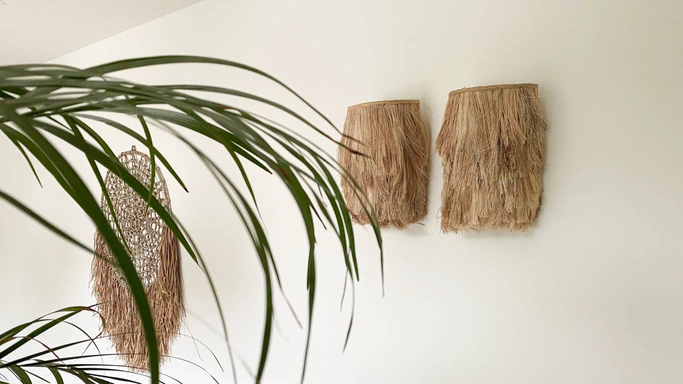 Bazar Bizar Living - Wholesale Wall Accent - The Abaca Wall Applique - Natural - S1