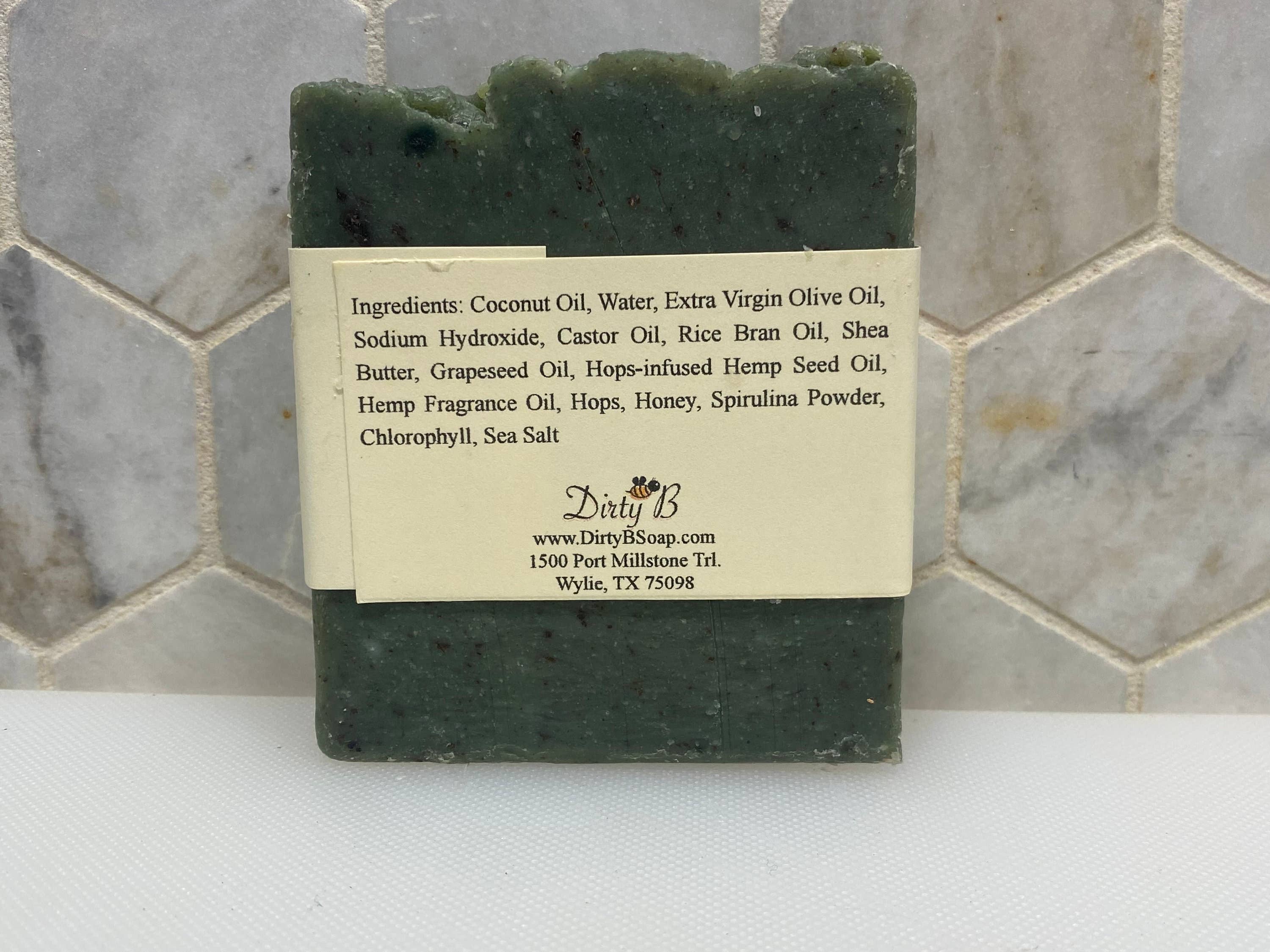 Dirty B – wholesale Bar Soap – Hemp & Hops1