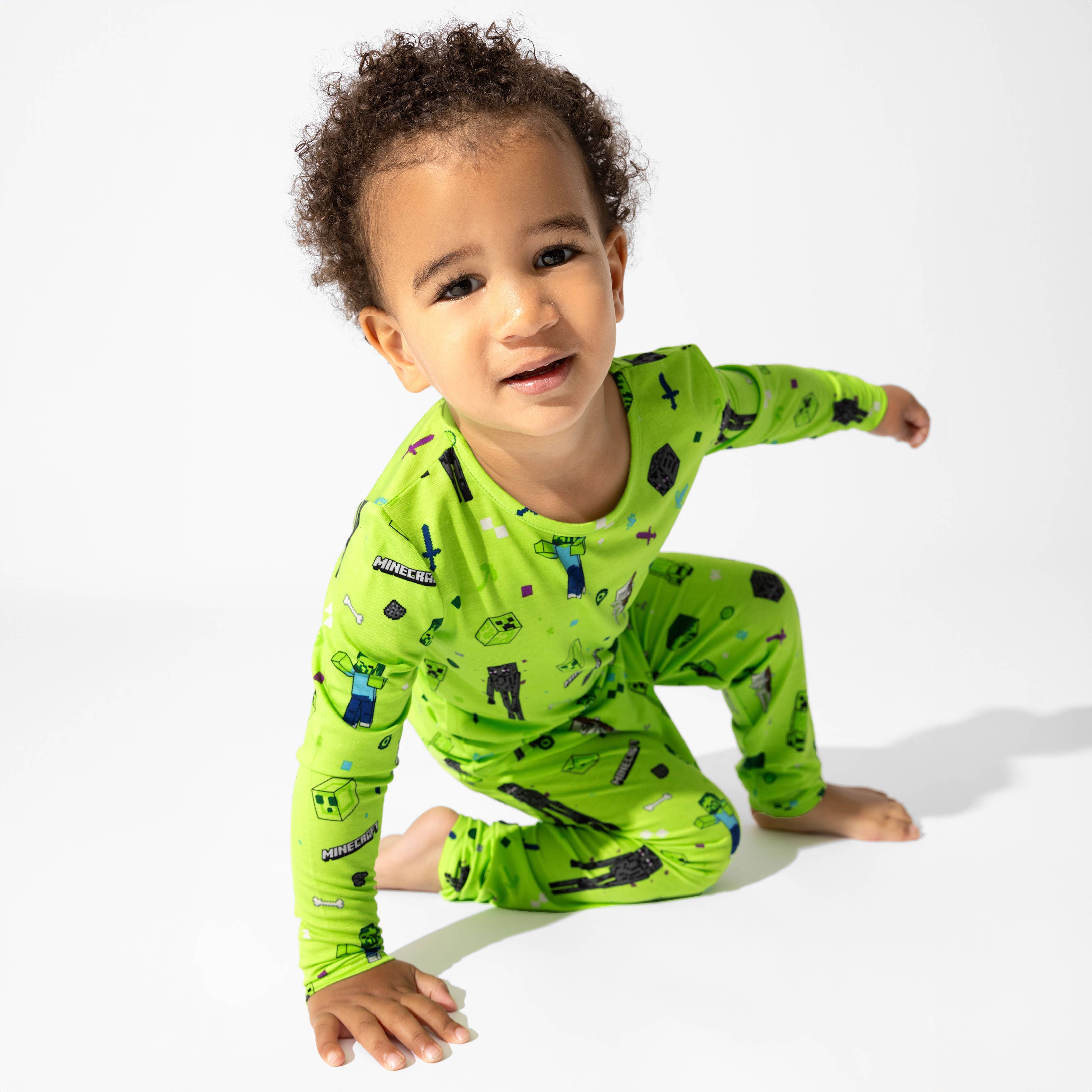 Bellabu Bear - Wholesale Sleepwear Set - Kids - Minecraft Mob Squad Bamboo Kids Pajamas12