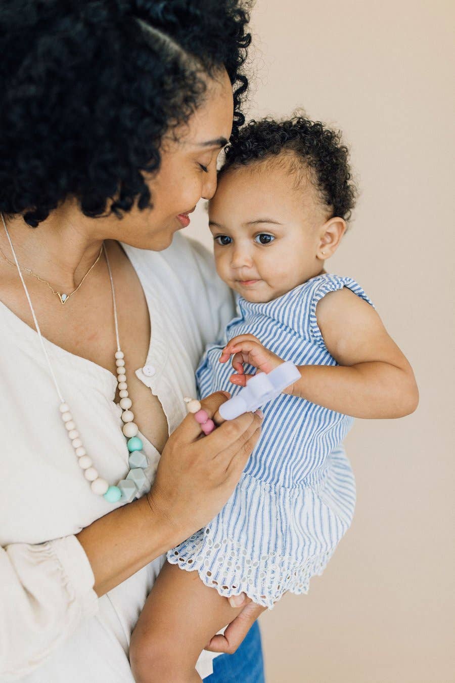 Chewable Charm - Wholesale Pacifier Clip - Baby - Crew Pacifier Clip - Mauvewood2