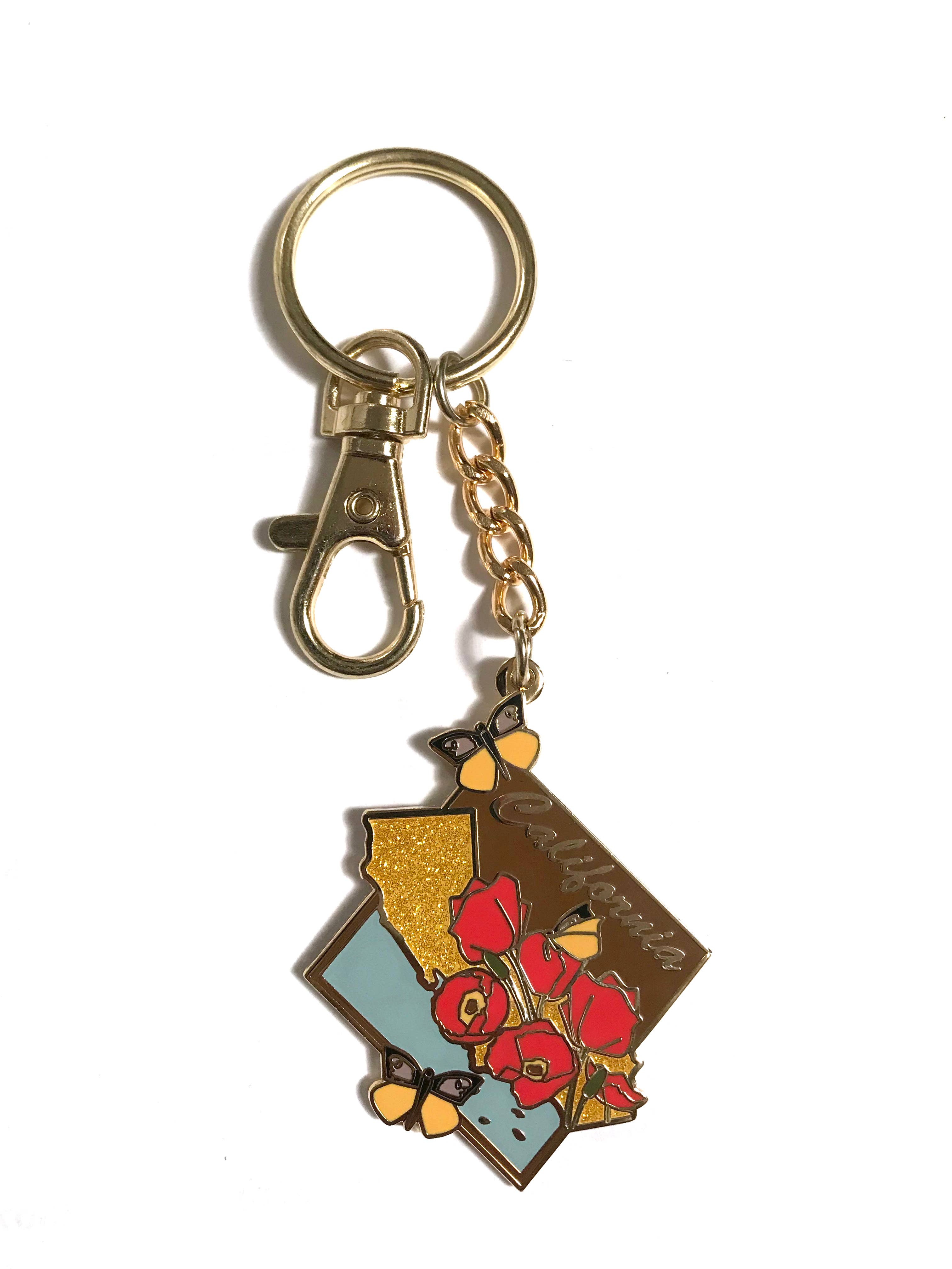 Adele by Adele Jackson - Wholesale Keychain - Women's - California State Keychain2