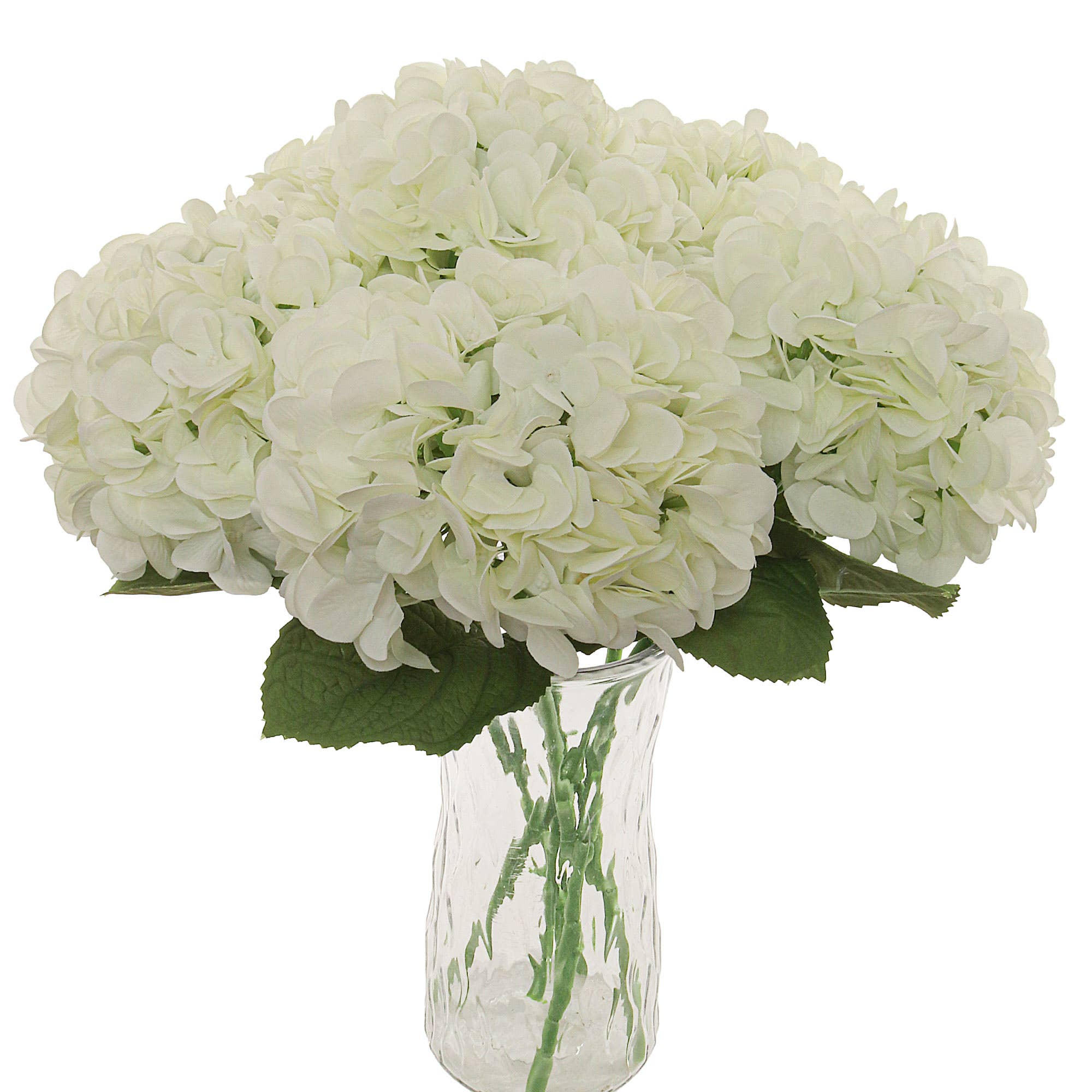 Larksilk - Wholesale Artificial Flowers - 18" Cream Hydrangea -Realistic Faux Flower For Elegant Decor5