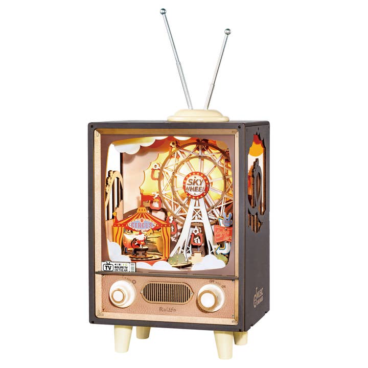 Hands Craft - Wholesale DIY Craft Kit - DIY Mechanical Music Box: Sunset Carnival