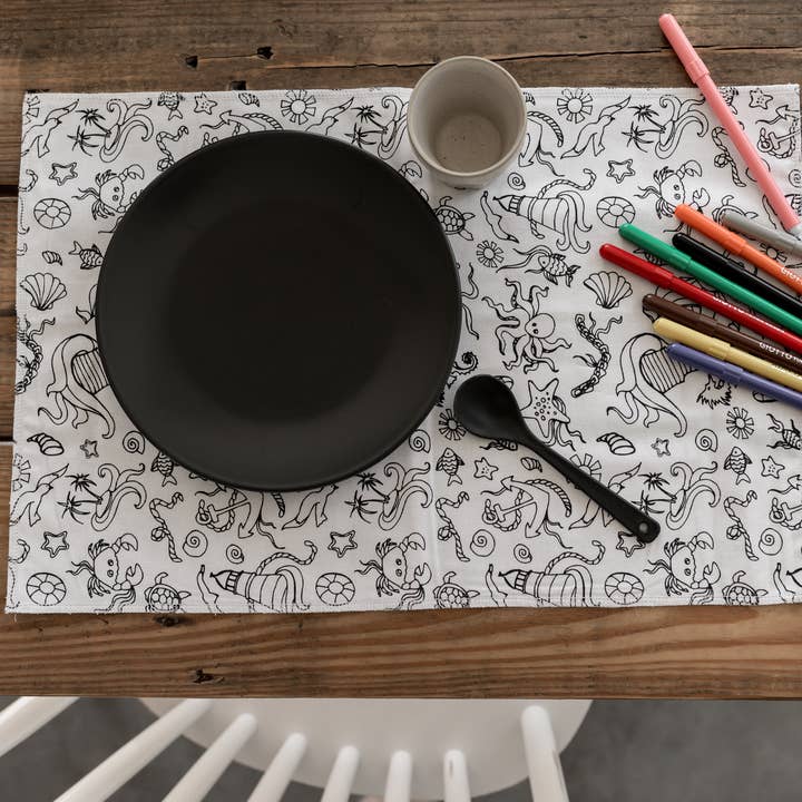 Simple Things - Vendita all'ingrosso Tappetino da colorare - Bambini e neonati - Tovaglietta da colorare