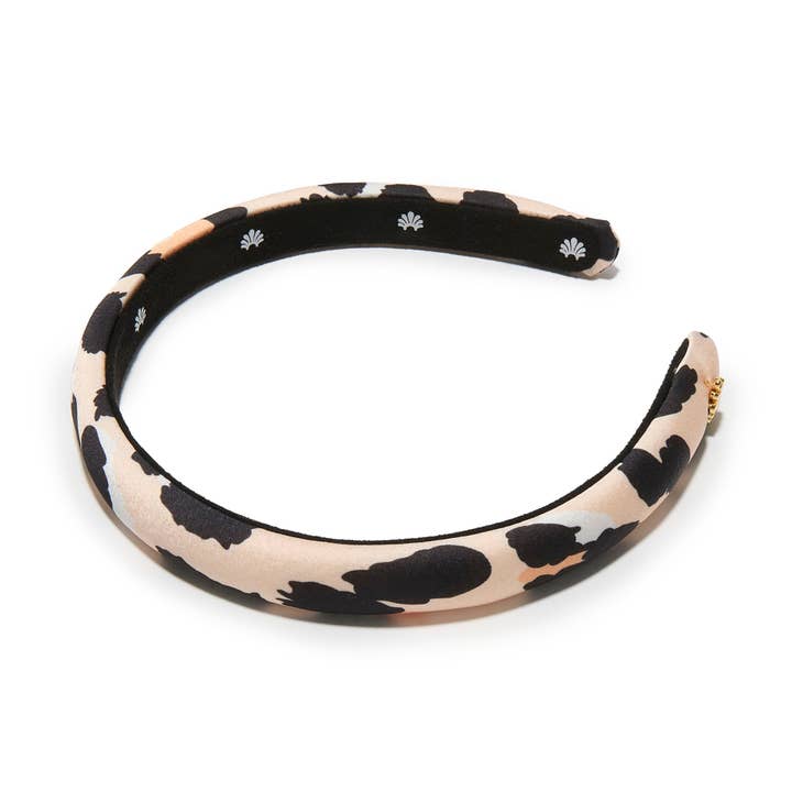 LEOPARD GIGI SILK HEADBAND for wholesale by Lele Sadoughi