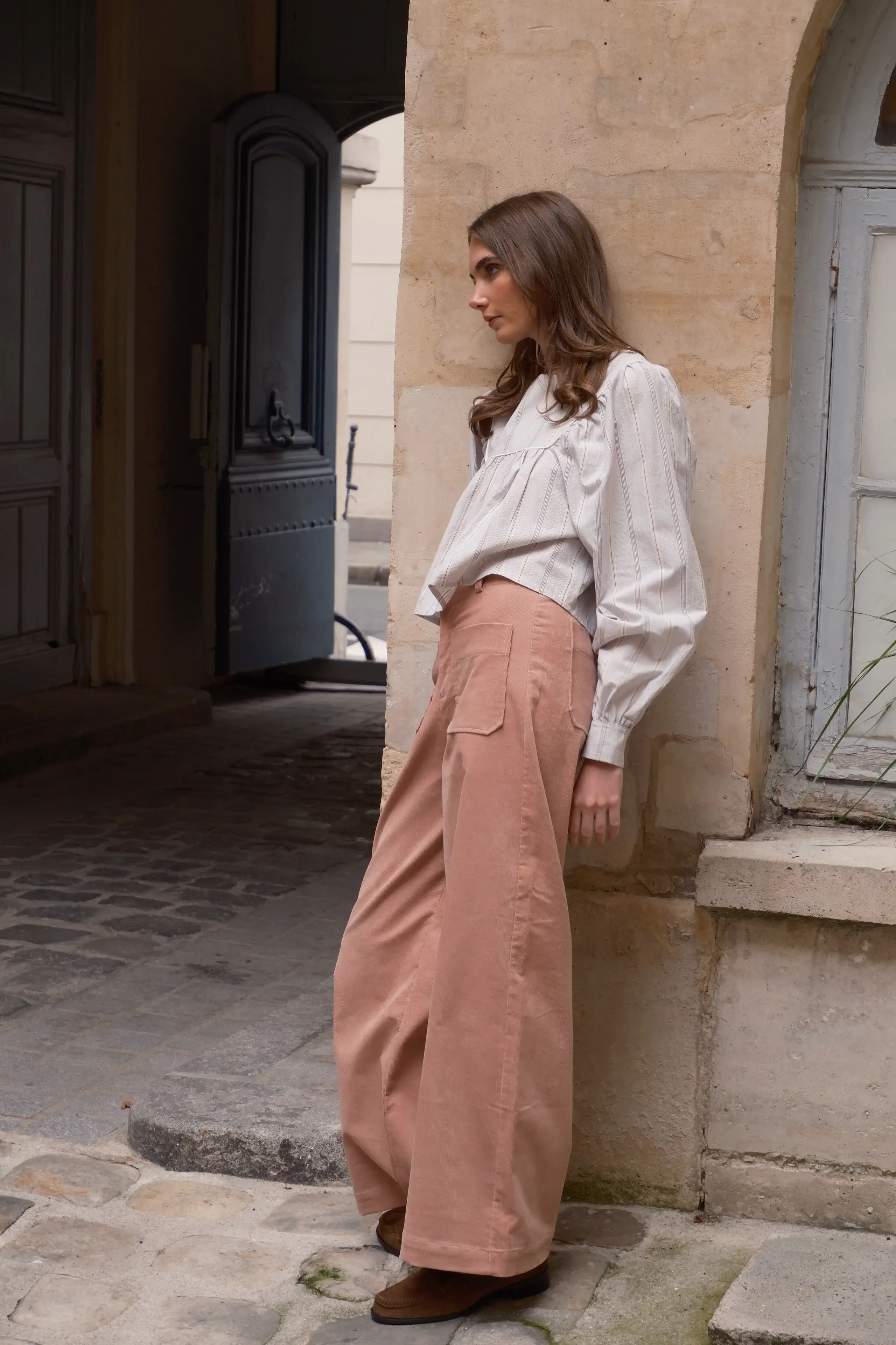 Rouri - Wholesale Pants - Women's - Pants Riley Pink1