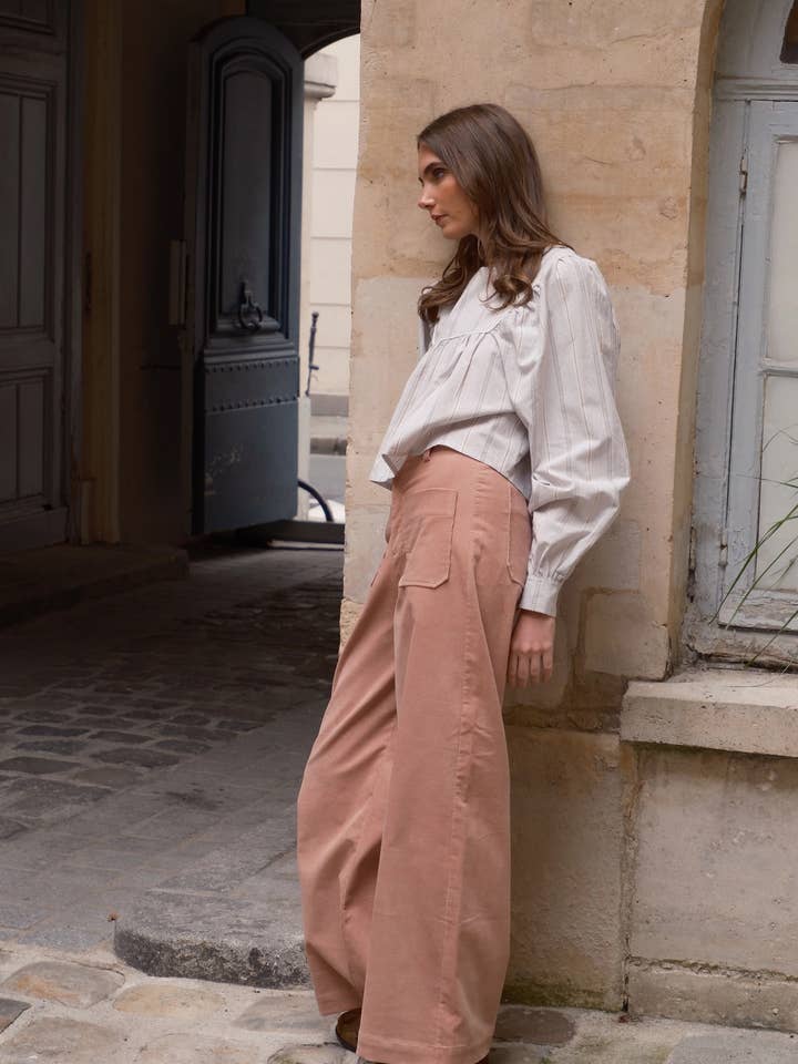 Rouri - Wholesale Pants - Women's - Pants Riley Pink1