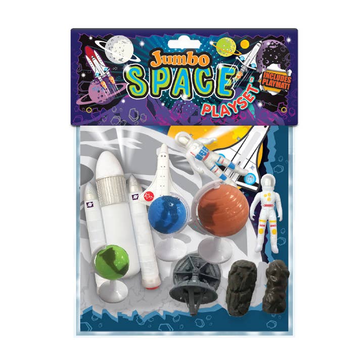 Jumbo Playsets - Space Figurines Set for wholesale by Deluxebase
