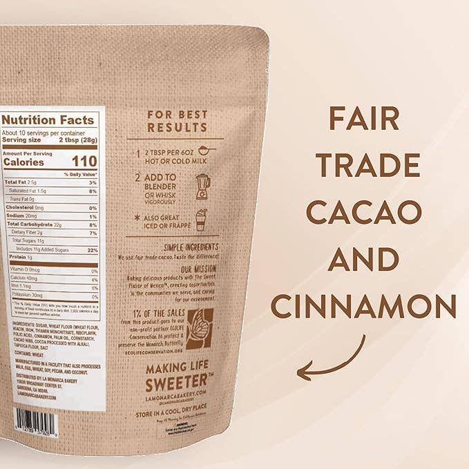 La Monarca Bakery - Wholesale Hot Cocoa Mix/Kit - Champurrado Mexican Atole 10 oz Pouch1