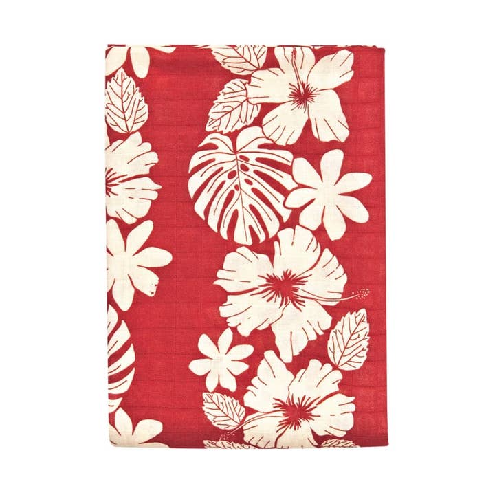 Vintage Aloha Muslin Swaddle Blanket for wholesale by Coco Moon