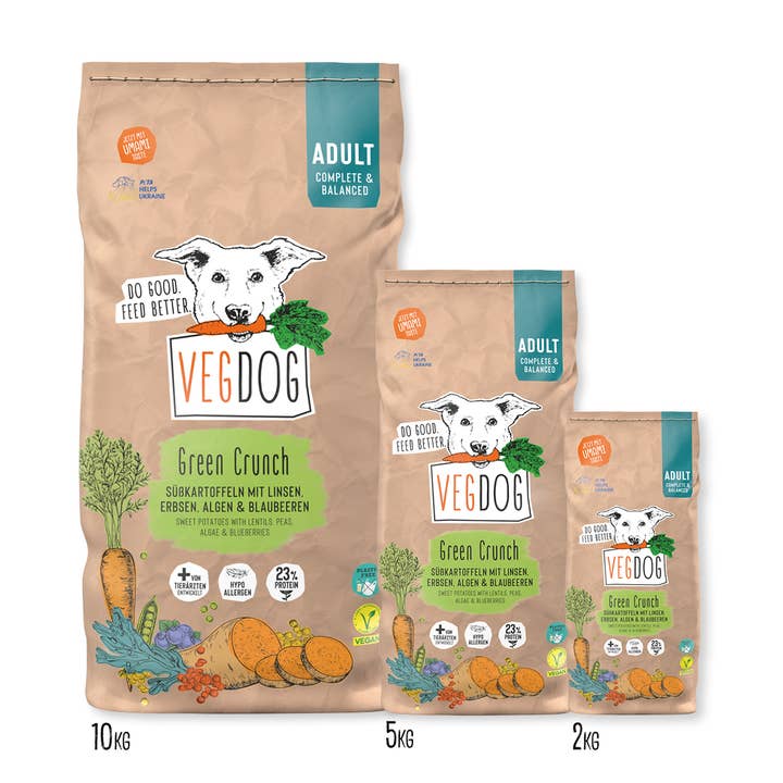 VEGDOG - Wholesale Pet Food - Dog - GREEN CRUNCH dry food