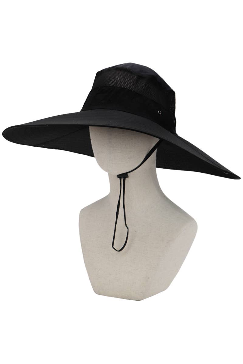 Cap Zone – Chapéu de pescador - Mulher por atacado – Mesh Top Top Extra Larga Bim Chapéu Pescador Boonie0