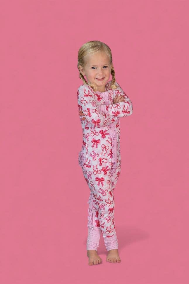 Dream Big Little Co. - Wholesale Jumpsuit - Baby - BOW CHECKERED CHARM DREAM RUFFLE ROMPER10