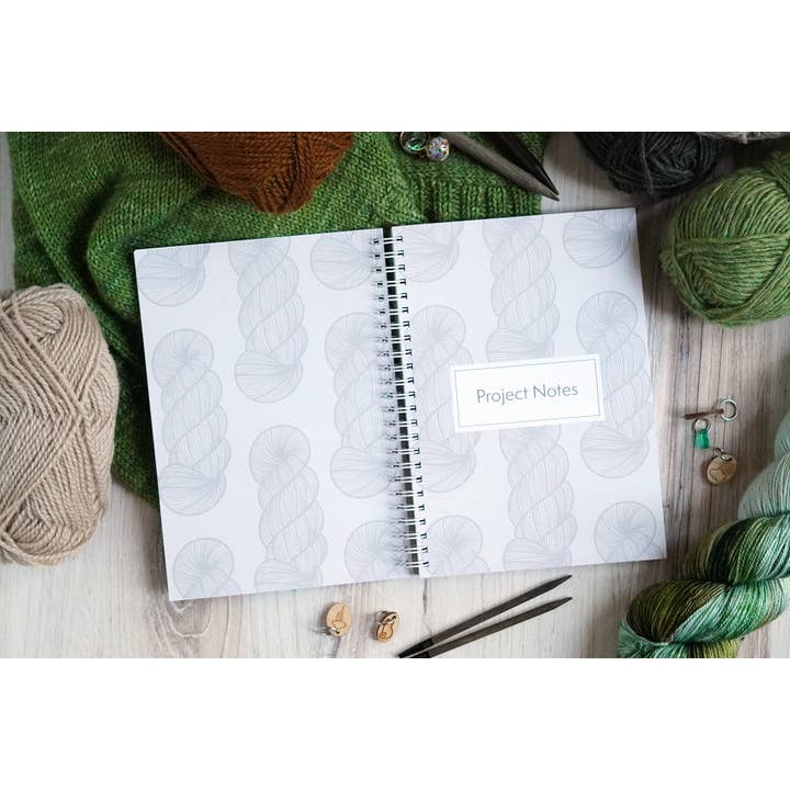 Bri Larson Art - Wholesale Knitting/Crochet Supplies - The Knitter's Design & Project Notebook / Forest3