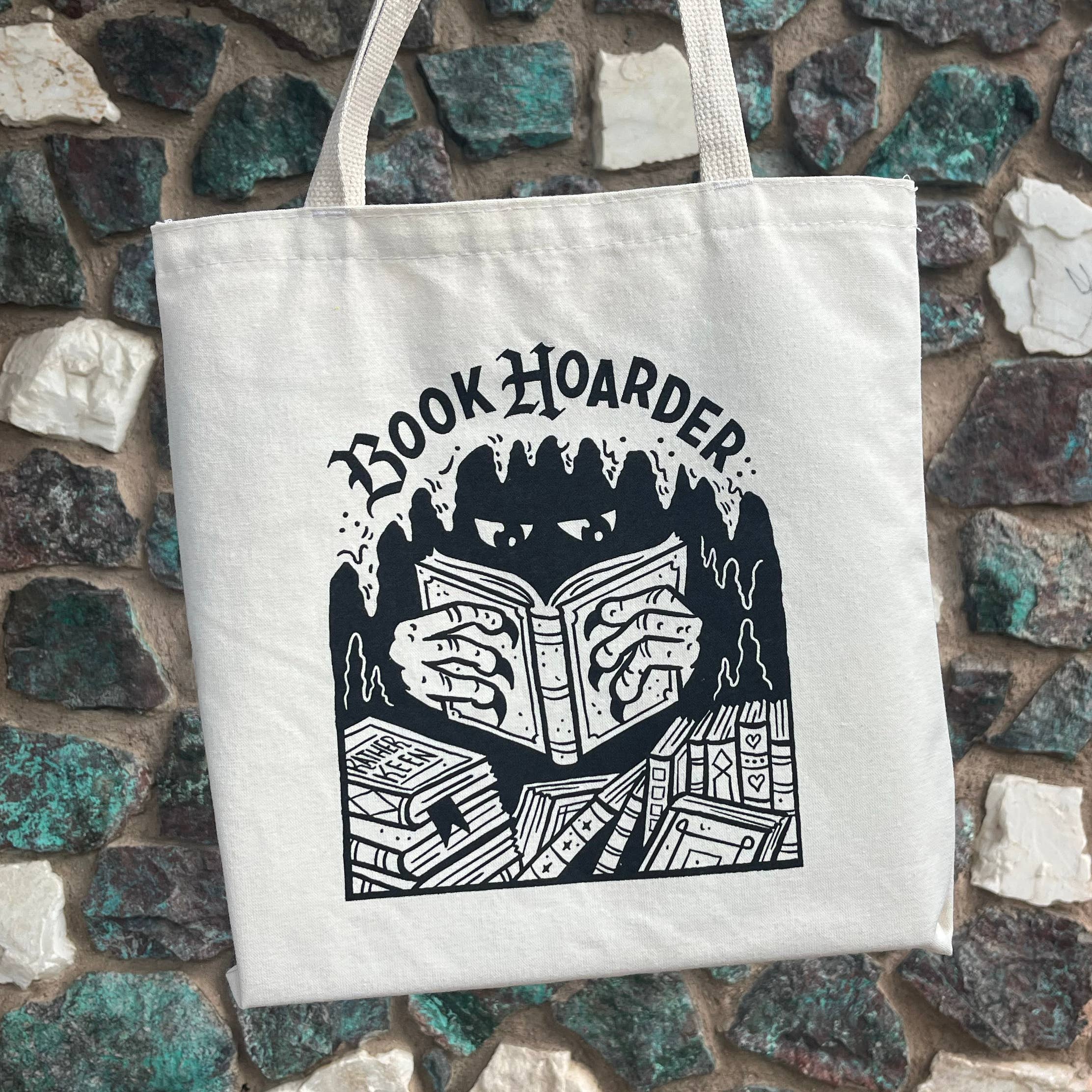 Rather Keen - Wholesale Tote Bag - Unisex - Book Hoarder tote bag2