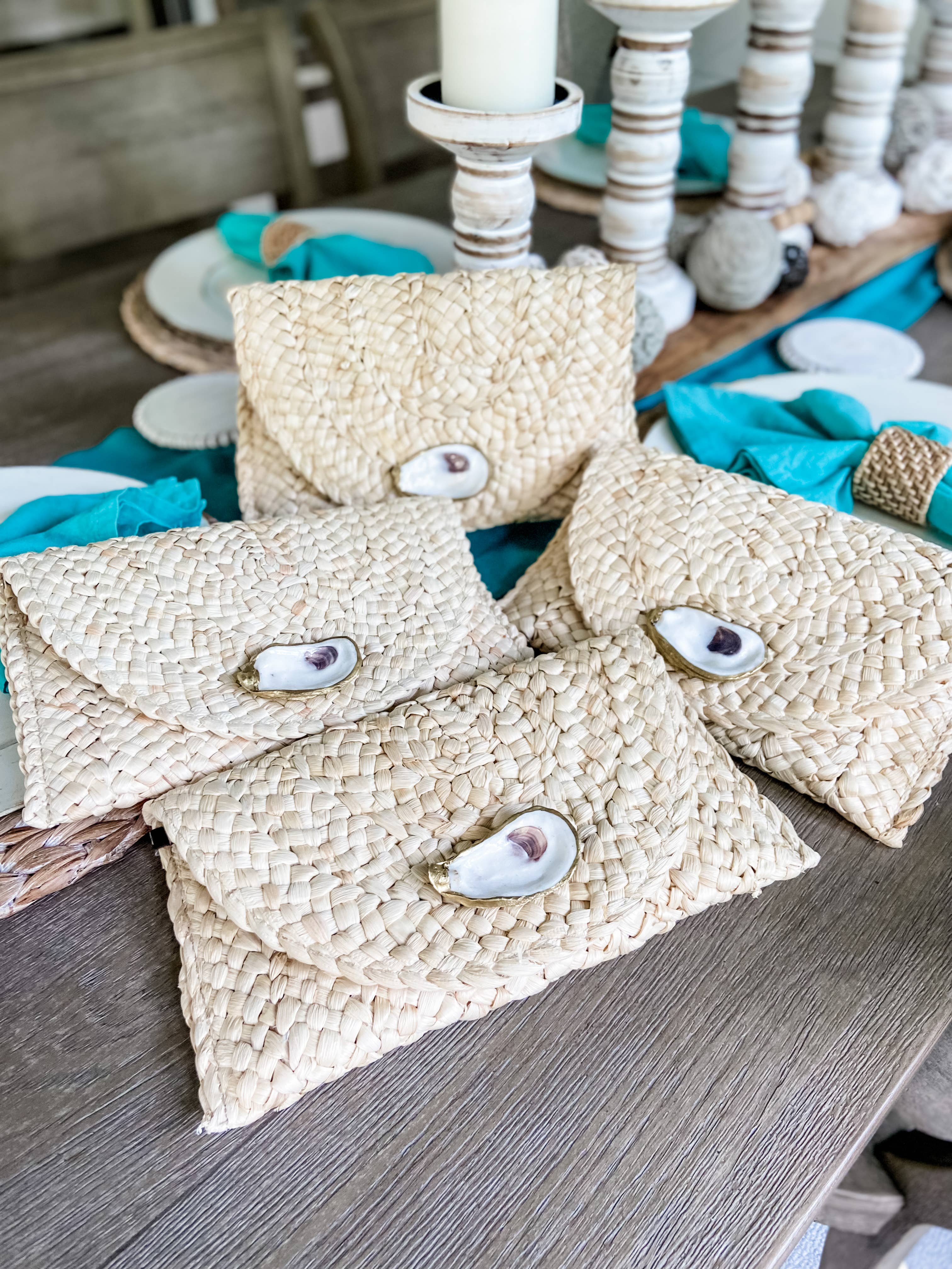 Made on Maidstone - Wholesale Clutch Bag - Women's - Beige Oyster Shell Clutch3