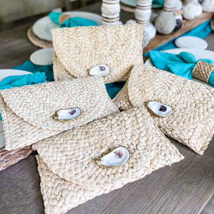 Made on Maidstone - Vente Pochette – femme - Pochette Oyster Shell beige3