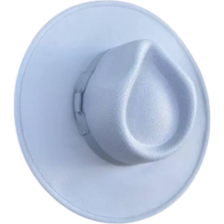 Portia Hat - Wholesale Fedora - Women's - Vegan Felt Rancher Hat with Grosgrain Bow8