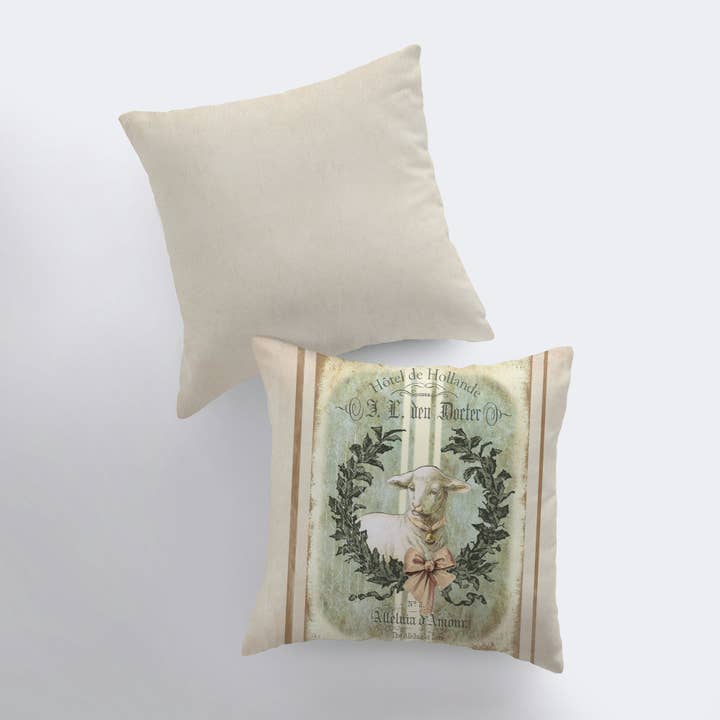 UniikPillows - Wholesale Throw Pillow Cover - Lamb | Pillow Cover | Farmhouse Decor | Home Décor | Country Decor | Accent Pillow Covers | Throw Pillow Covers | Aesthetic Room Decor