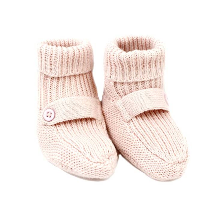 Viverano Organics - Wholesale Booties - Baby - Milan Baby Booties Shoes Sweater Knit (Organic Cotton)