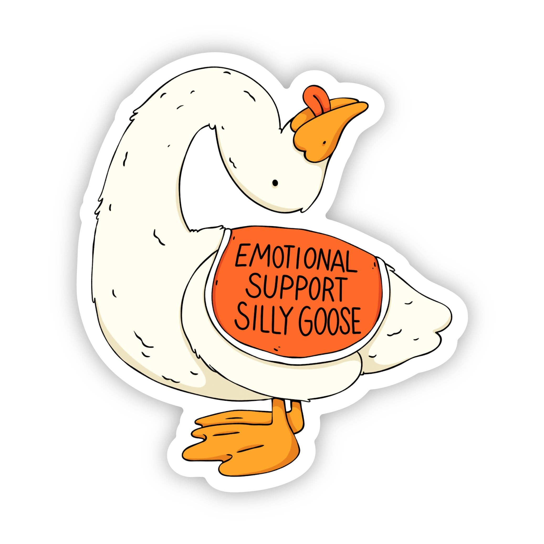 Big Moods - Wholesale Sticker - Emotional Support Silly Goose Sticker1