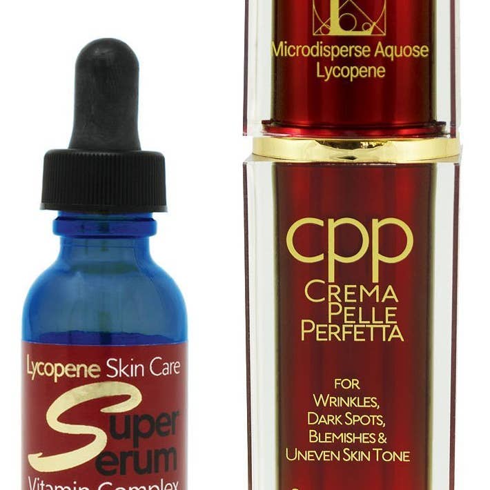 Kombination af Crema Pelle Perfetta og Super Vitamin Serum - SPAR 10% for engroshandel hos Lycopene Skin Care