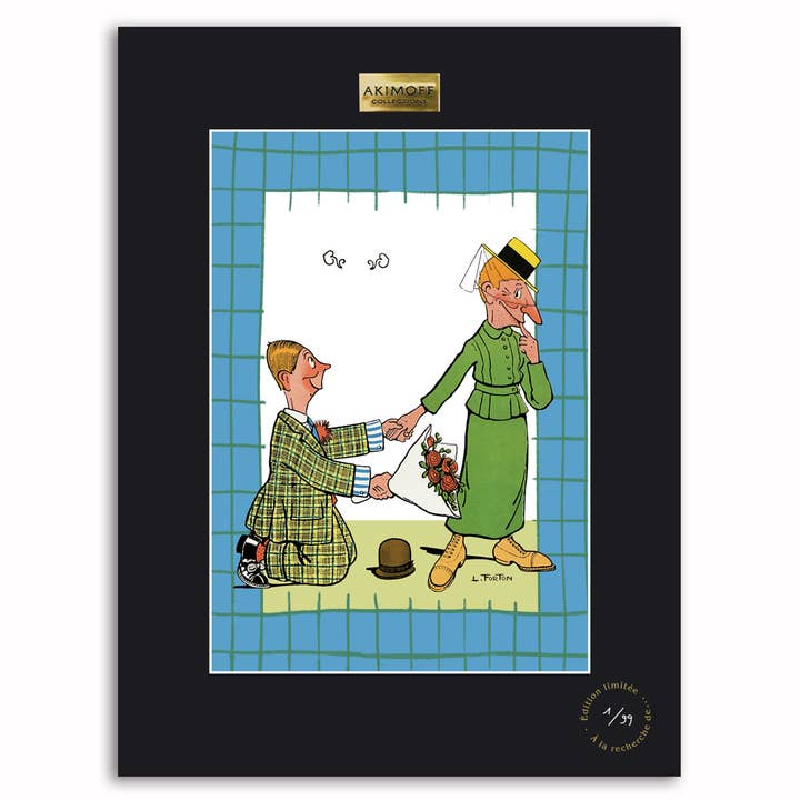 COLLECTOR'S PRINT - “DEIGN TO ACCEPT...” for wholesale by Akimoff Collections